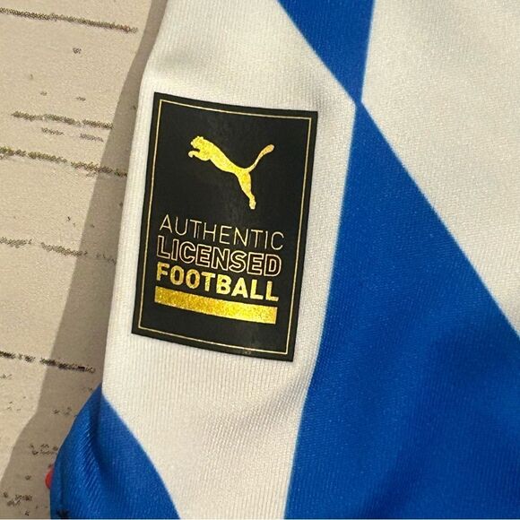 Puma Monterrey F.C 3rd Kit Soccer Jersey Blue Size Men's Medium 706012-01 - Picture 4 of 11